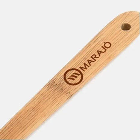 Espátula Quadrada em Bambu Utility 30 cm Personalizado