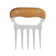 Garfo com 5 Dentes em Madeira Inox 11,5X14,5cm Personalizado