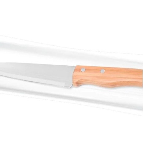 Faca para Cozinha Inox / Bambu 7" Personalizado