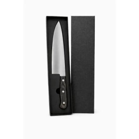 Faca Premium em Madeira /Inox Preto Personalizado