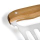 Garfos com 5 Dentes em Madeira Inox 11,5X14,5cm 2 Pçs Personalizado