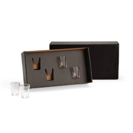 Conjunto Copos Americanos para Dose 4 Pçs Personalizado