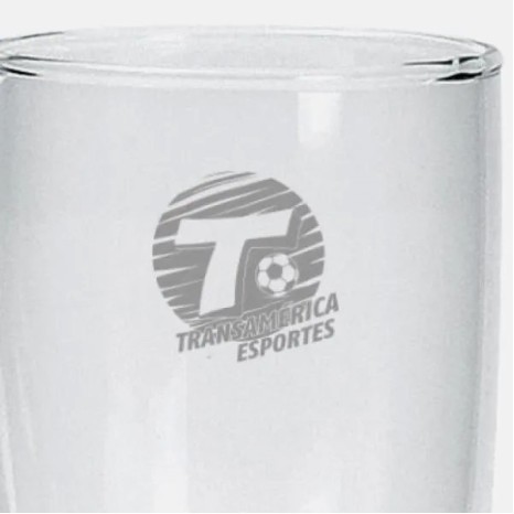 Jogo de Copos Vidro P / Cerveja / Drink 200 Ml 2 Pçs Personalizado