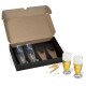 Jogo de Copos Vidro P / Cerveja / Drink 200 Ml 4 Pçs Personalizado