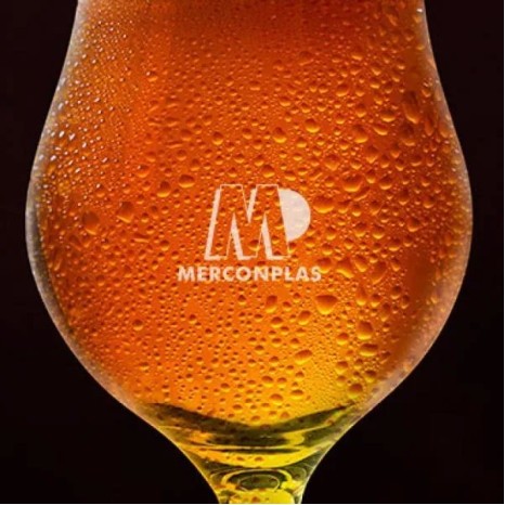 Jogo de Copos Vidro P / Cerveja / Drink 400 Ml 2 Pçs Personalizado