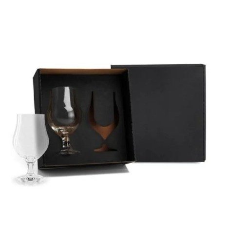 Jogo de Copos Vidro P / Cerveja / Drink 400 Ml 2 Pçs Personalizado