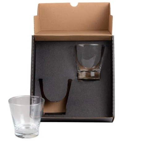 Jogo de Copos de Vidro para Caipirinha / Drink 350 Ml 2 Pçs Personalizado