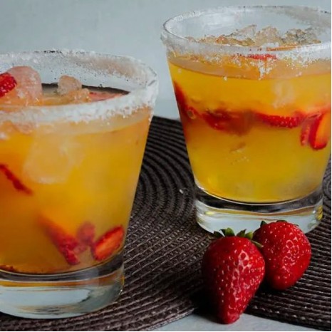 Jogo de Copos de Vidro para Caipirinha / Drink 350 Ml 2 Pçs Personalizado