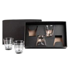 Jogo de Copos de Vidro para Caipirinha / Drink 350 Ml 4 Pçs Personalizado