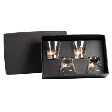 Jogo de Copos de Vidro para Caipirinha / Drink 350 Ml 4 Pçs Personalizado