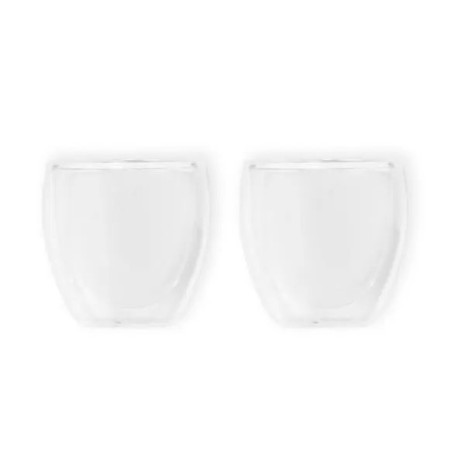 Conjunto de Copos com Parede Dupla 250Ml 2 Pçs Personalizado