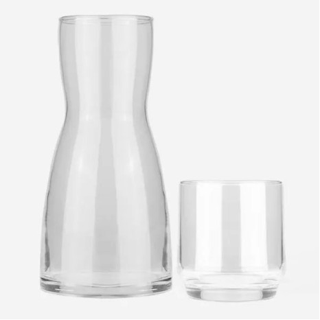 Moringa de Vidro com Copo 500Ml / 290Ml Personalizado