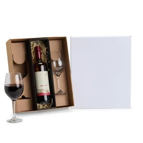 Jogo de Taças de Vidro P / Vinho 490 Ml 2 Pçs Não Acompanha A Garrafa Personalizado