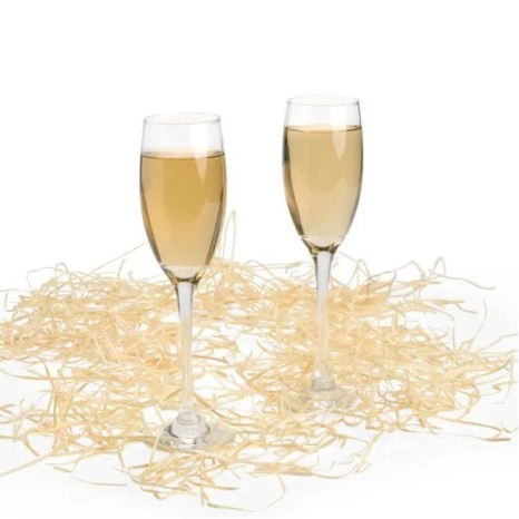 Jogo de Taças de Vidro para Champagne 190 Ml 2 Pçs Não Acompanha A Garrafa Personalizado