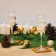 Kit de Taças de Vidro para Champagne 190 Ml 2 Pçs Personalizado