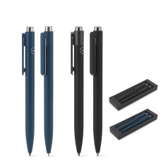 Conjunto Caneta Esferográfica e Caneta Sem Tinta Personalizado