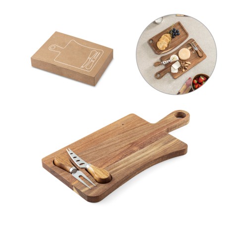 Tábua de Queijos em Madeira Personalizada