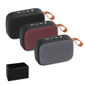 Caixa de Som com Microfone com Logo