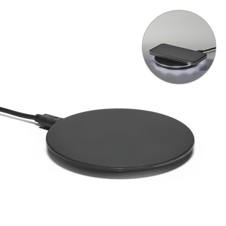 Carregador Por Indução (Wireless) Super-Rápido em Abs 15W para Brinde Corporativo