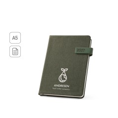 Agenda em PET reciclado (100% rPET) corporativo
