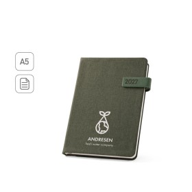Agenda em PET reciclado (100% rPET) corporativo