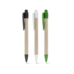 Caneta Ecológica Kraft Colorida Personalizada