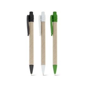 Caneta Ecológica Kraft Colorida Personalizada