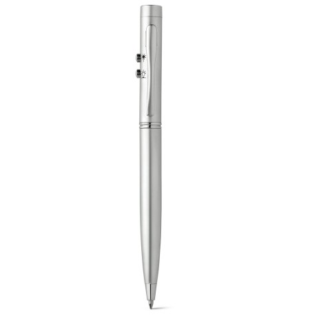 Conjunto de Caneta Metal Laser e Led com Estojo