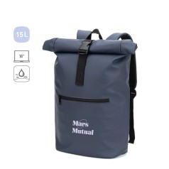 Mochila Roll Top Executiva em PU para Notebook 16 Personalizada
