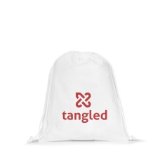 Sacola média em non-woven (60 g/m²) termo-selada com logotipo