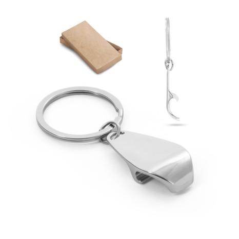 Chaveiro de Metal com Abridor de Garrafa Personalizado