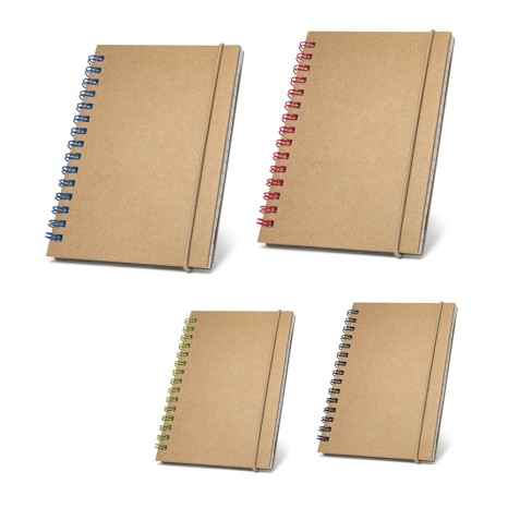 Caderno Papel Reciclado Wire-O Personalizado