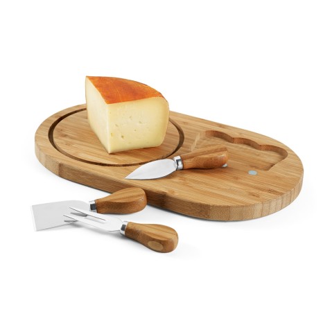 Kit Queijo Bambu Personalizado