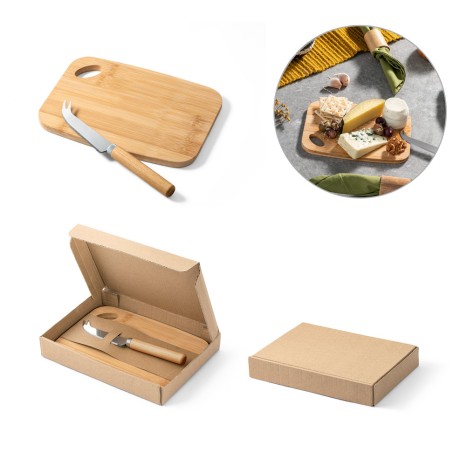 Conjunto de Tábua e Faca para Queijo Personalizado