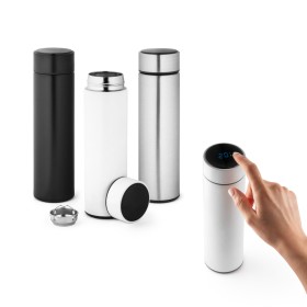 Garrafa Térmica com Termômetro Digital Personalizada 