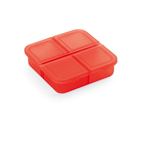 Porta Comprimidos de Plástico com 4 Divisórias Personalizado com Logo