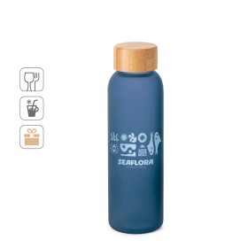 Squeeze em vidro fosco 520 mL com logotipo