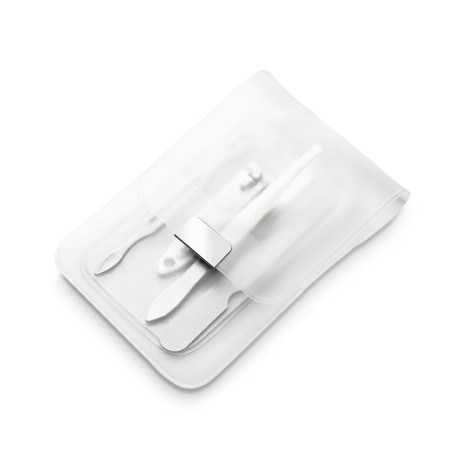 Kit Manicure 4 Peças em Bolsa de PVC Personalizado