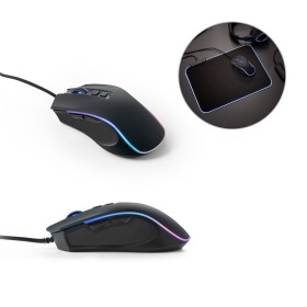 Mouse para Jogos em Abs com Acabamento em Borracha para Brinde Personalizado