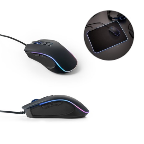 Mouse para Jogos em Abs com Acabamento em Borracha para Brinde Personalizado