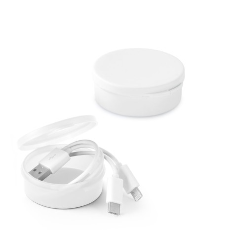 Cabo Usb 3 em 1 Promocional Personalizado