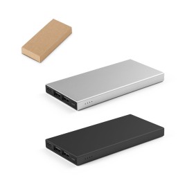 Bateria Portátil em Alumínio 100% Reciclado e Lítio 5.000Mah Personalizada