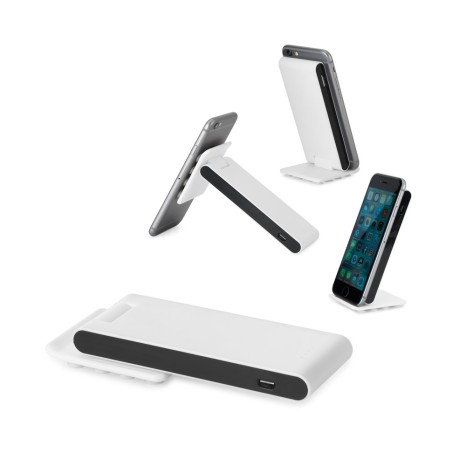 Carregador Portátil com Base e Suporte para Celular