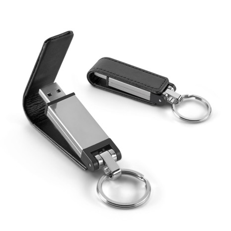 Pen drive em c. sintético 16GB com logotipo