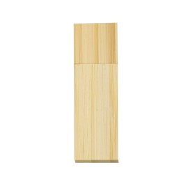 Pen drive bambu 8 gb  com tampa  promocional