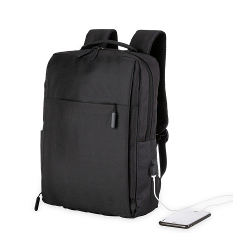 Mochila de Nylon Usb 20L para Brinde