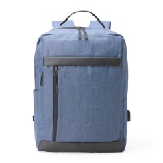 Mochila de Nylon com Det. em Couro Sintético Personalizado