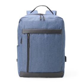 Mochila de Nylon com Det. em Couro Sintético Personalizado