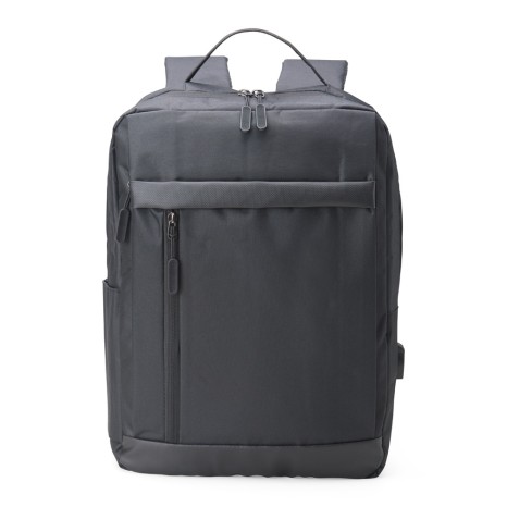 Mochila de Nylon com Det. em Couro Sintético Personalizado