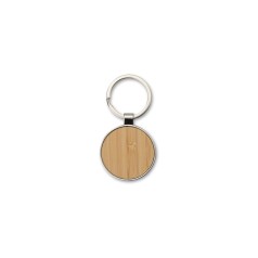 Chaveiro Metal Bambu com Logotipo